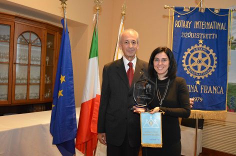 Puglia, la dottoressa Alba Fiorentino premiata dal Rotary di Martina Franca: storia di “cervelli” che tornano al Sud