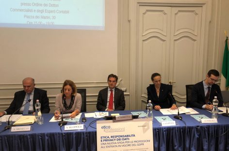 GDPR, Moretta: “Dati sensibili e trasparenza, nuove sfide per i professionisti”