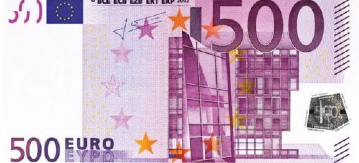 Con il 2019, addio alla banconota da 500 euro. A maggio attese le nuove 100 e 200 euro