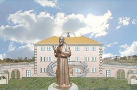 La “Cittadella di Padre Pio£ a Drapia, Vibo Valenzia, in Calabria: una grande opera dedicate ai bisognosi e bambini con malattie tumorali