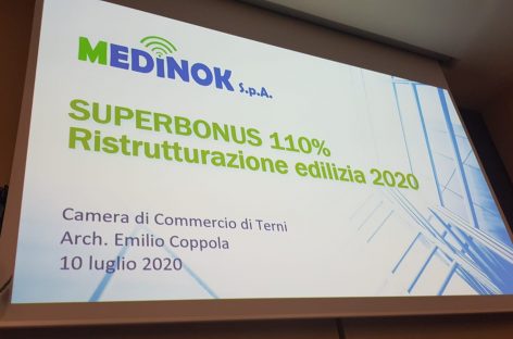 Terni, seminario formativo su Incentivi SuperBonus 110% – Ecobonus-SismaBonus – Rigenerazione Urbana, promosso da Conf PMI ITALIA