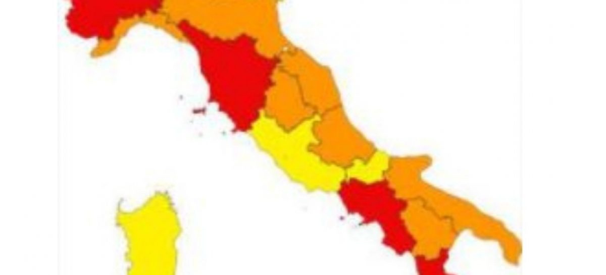Covid, scattano le nuove restrizioni. Campania e Toscana diventano zone rosse. L’Italia a più colori per abbassare la curva del contagio