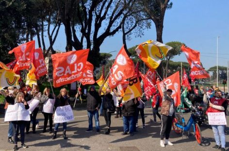 Lavoratori della Fao a rischio licenziamento: protesta sotto il Ministero del Lavoro