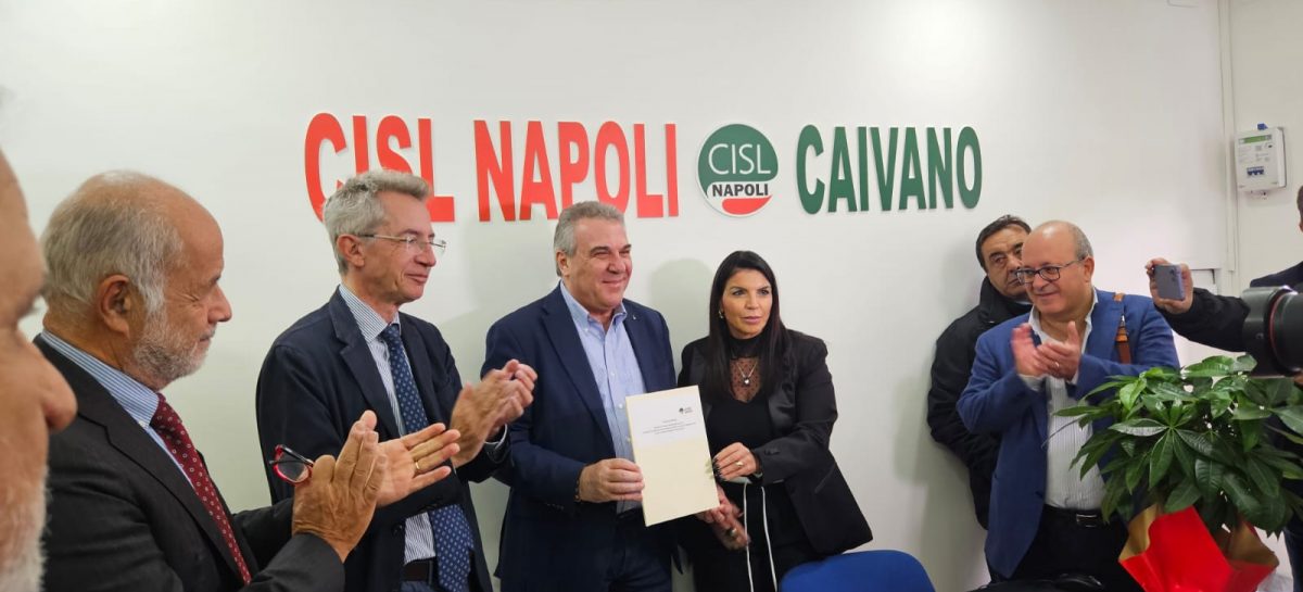 La Cisl apre una sede a Caivano. Sbarra “Impegno mantenuto”. Sulla manovra di bilancio. “Soddisfatti, il governo ha tenuto conto di diverse nostre richieste”