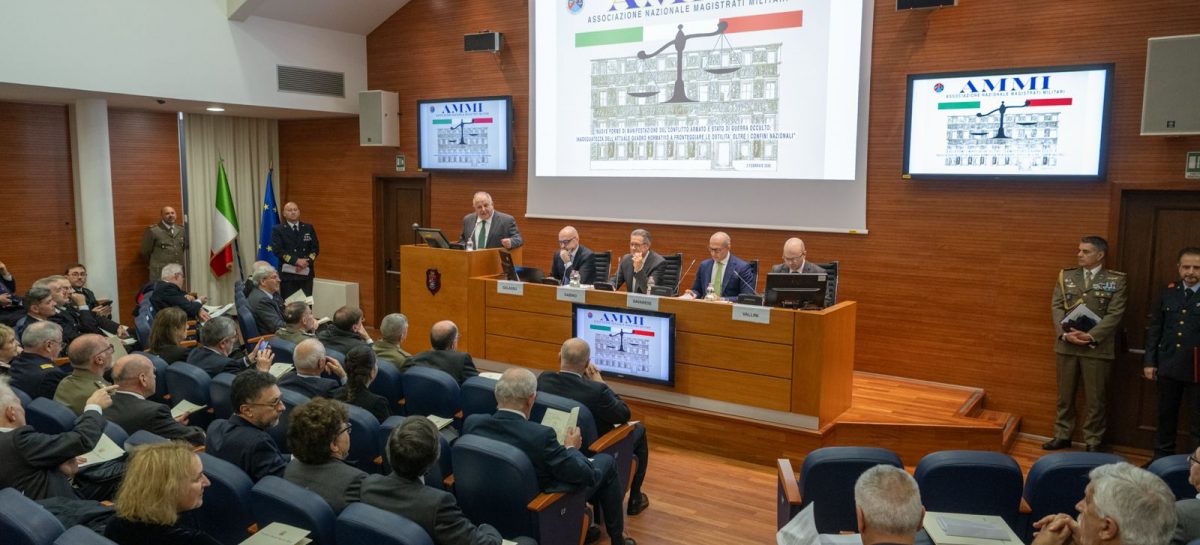 Successo al Centro Alti Studi della Difesa per il  Congresso Nazionale dell’Associazione Nazionale Magistrati Militari