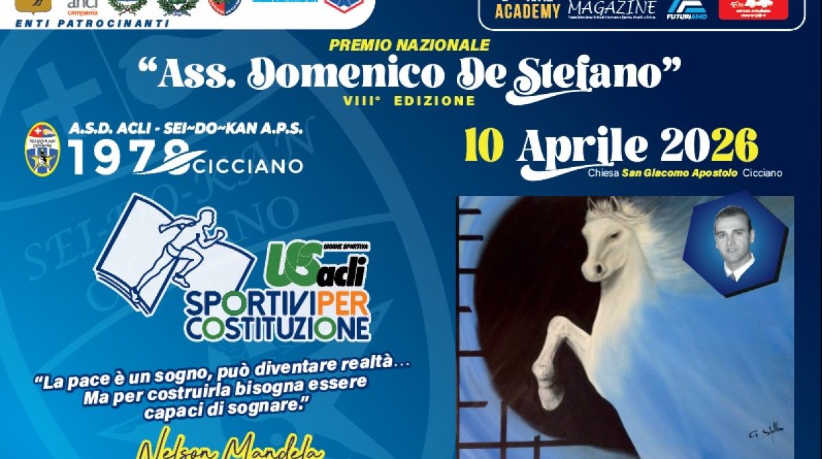 Premio Nazionale “Ass. Domenico De Stefano”, l’ottava edizione venerdì 10 aprile a Cicciano