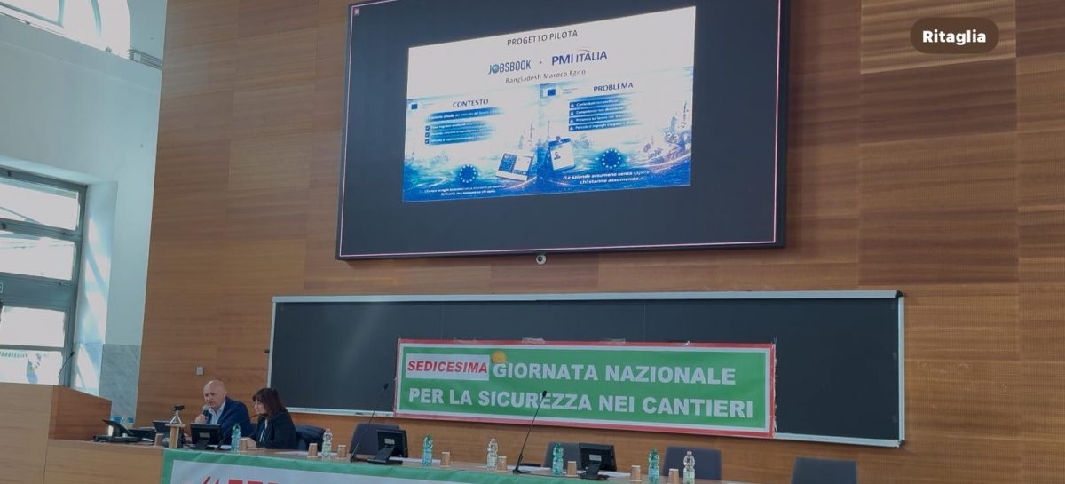 JOBSBOOK e CONF.PMI ITALIA in prima linea alla Sedicesima Giornata della Sicurezza nei Cantieri