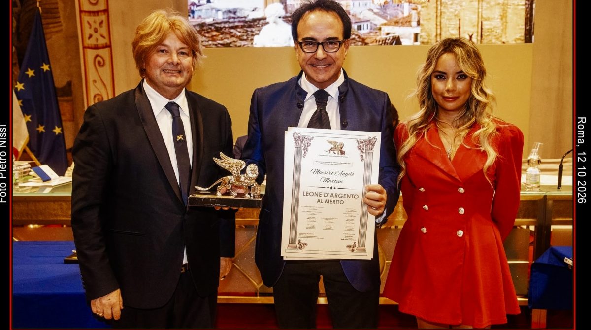 Angelo Martini, Leone d’Argento 2026 – Premio al merito Senato della Repubblica italiana